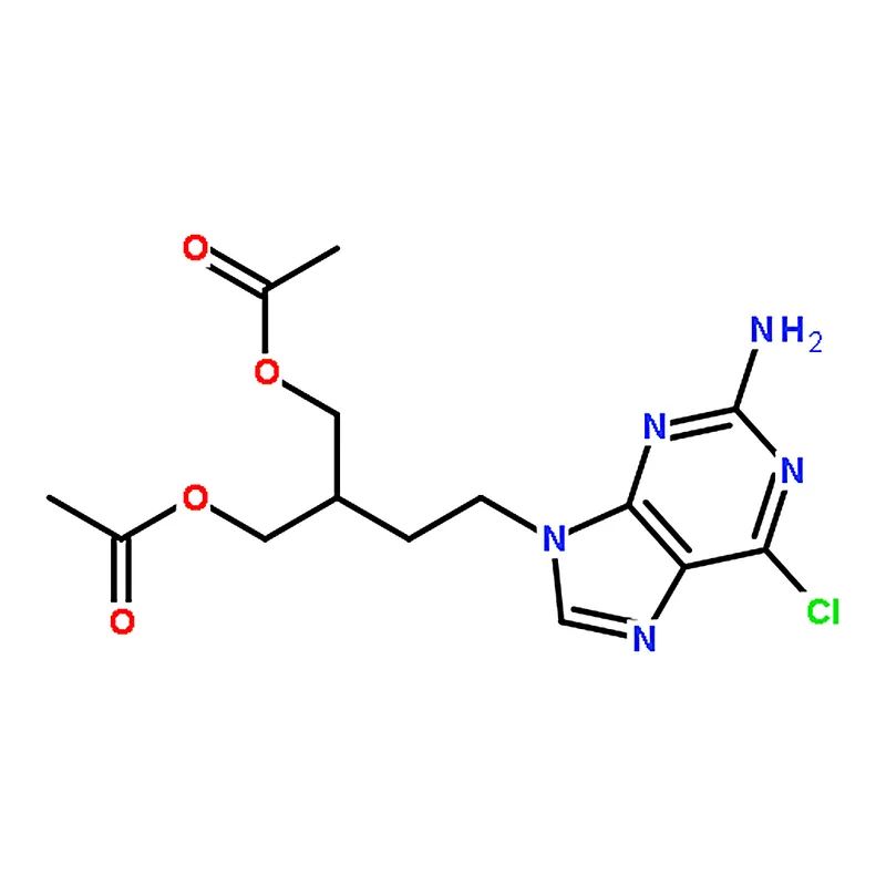 RHAWN 2-(2-(2-Amino-6-chloro-9H-purin-9-yl)ethyl)propane-1,3-diyl diacetate
