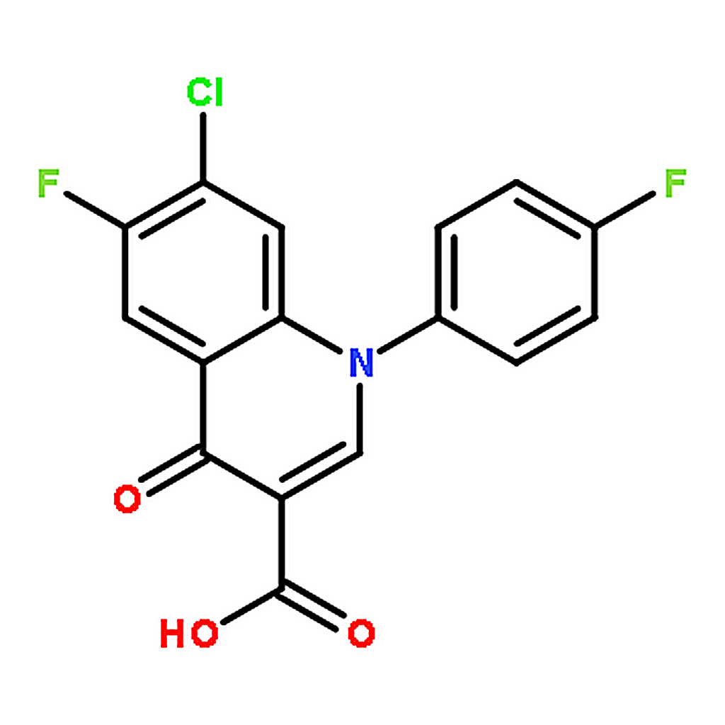 RHAWN 7-Chloro-6-fluoro-1-(4-fluorophenyl)-4-oxo-1，4-dihydroquinoline-3-carboxylic acid
