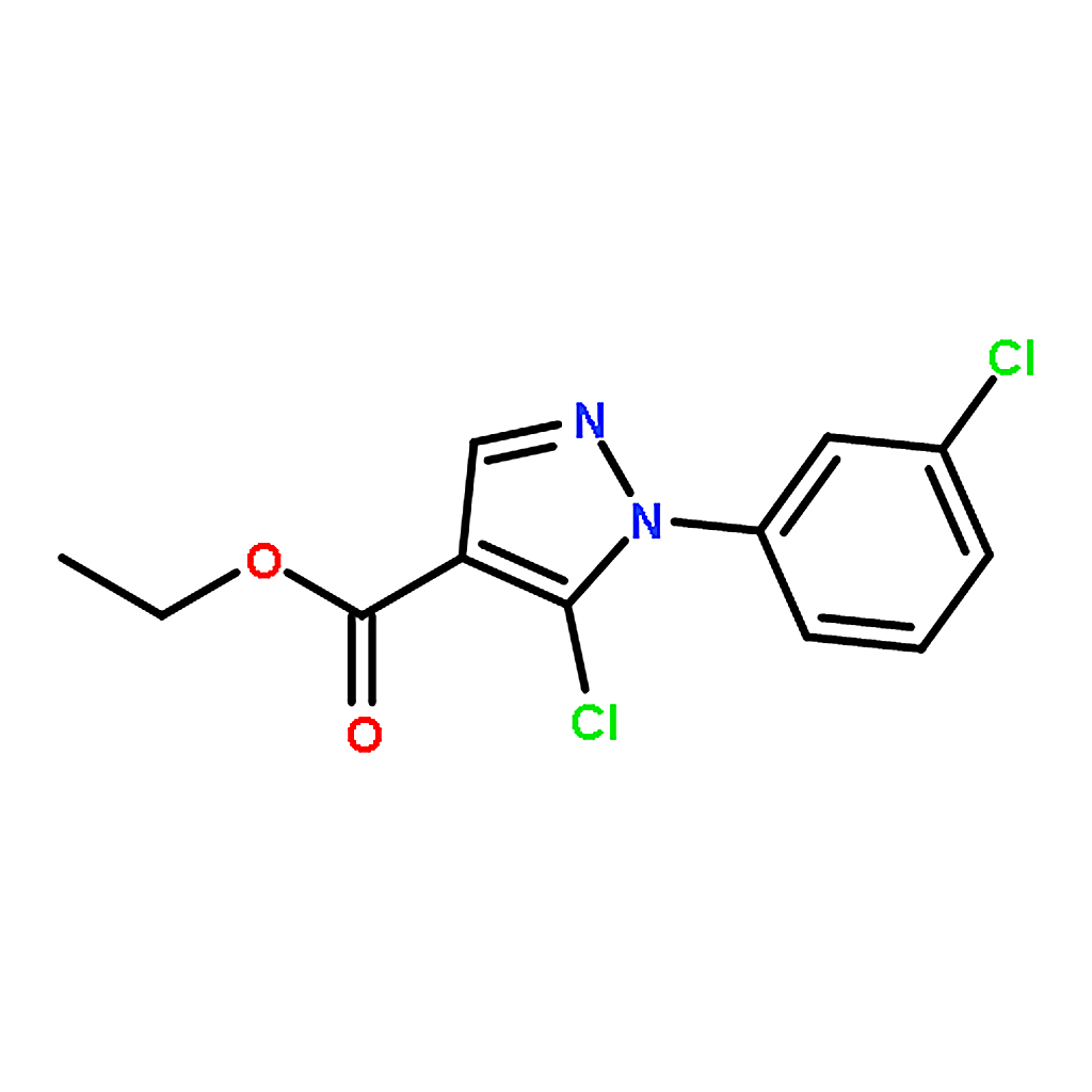RHAWN Ethyl 5-chloro-1-(3-chlorophenyl)-1H-pyrazole-4-carboxylate