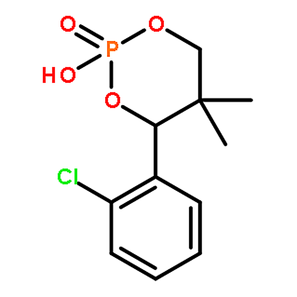 RHAWN (4R)-4-(2-Chlorophenyl)-2-hydroxy-5,5-dimethyl-1,3,2-dioxaphosphinane 2-oxide