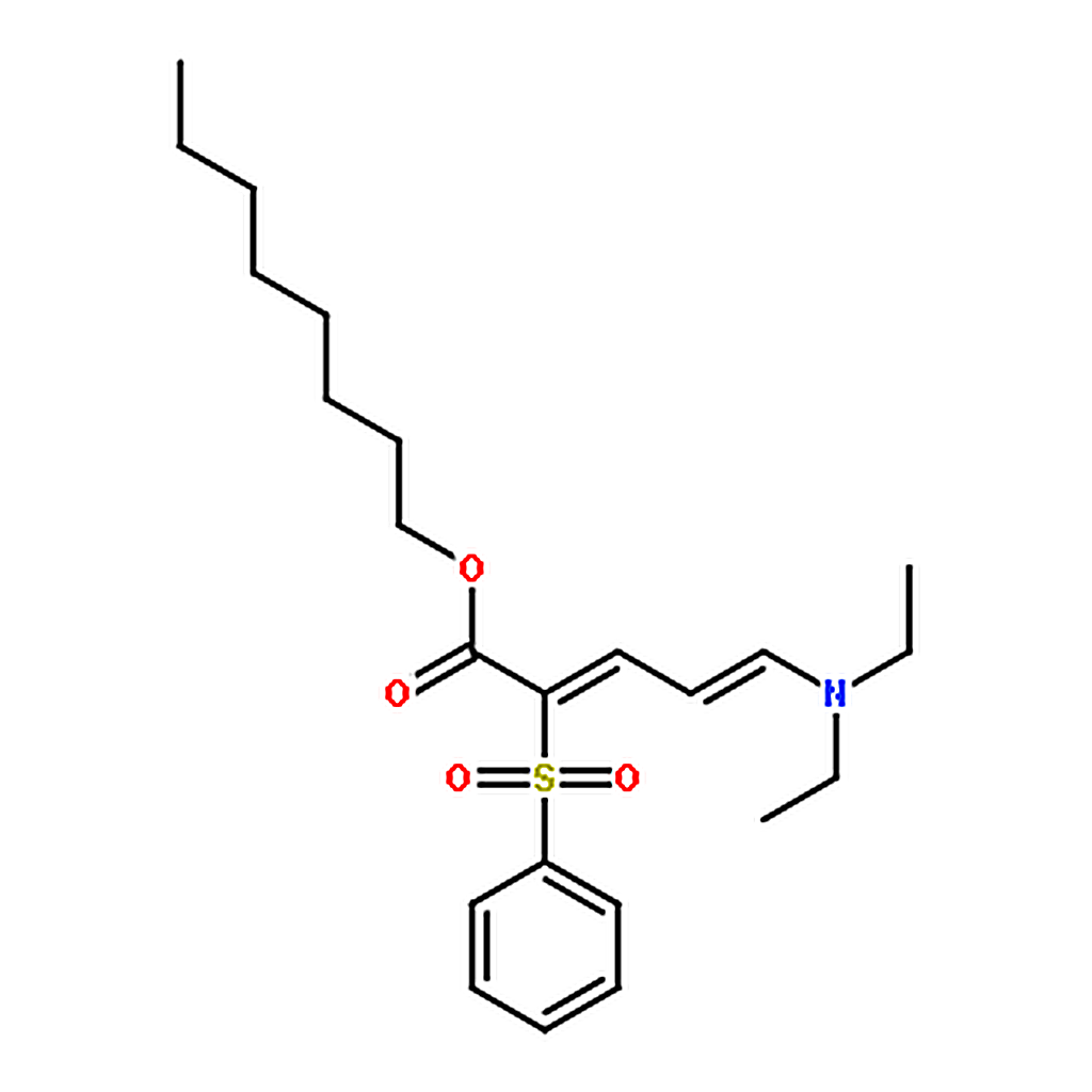RHAWN Octyl 5-N，N-diethylamino-2-phenylsulfonyl-2，4-pentadienoate