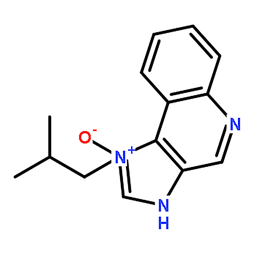 RHAWN 1H-Imidazo[4,5-c]quinoline, 1-(2-methylpropyl)-, 5-oxide