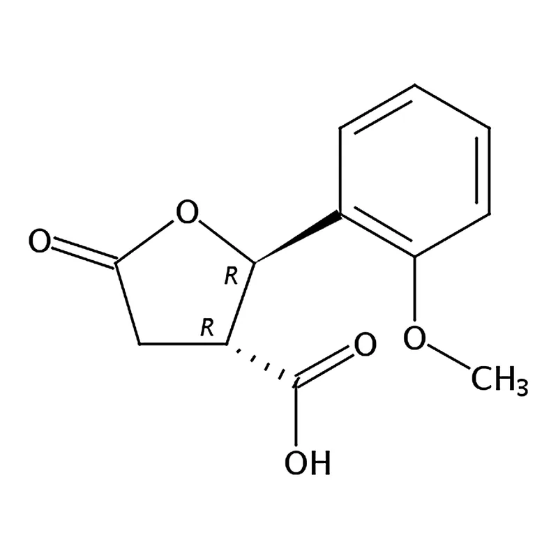 RHAWN trans-2-(2-Methoxyphenyl)-5-oxotetrahydrofuran-3-carboxylic acid