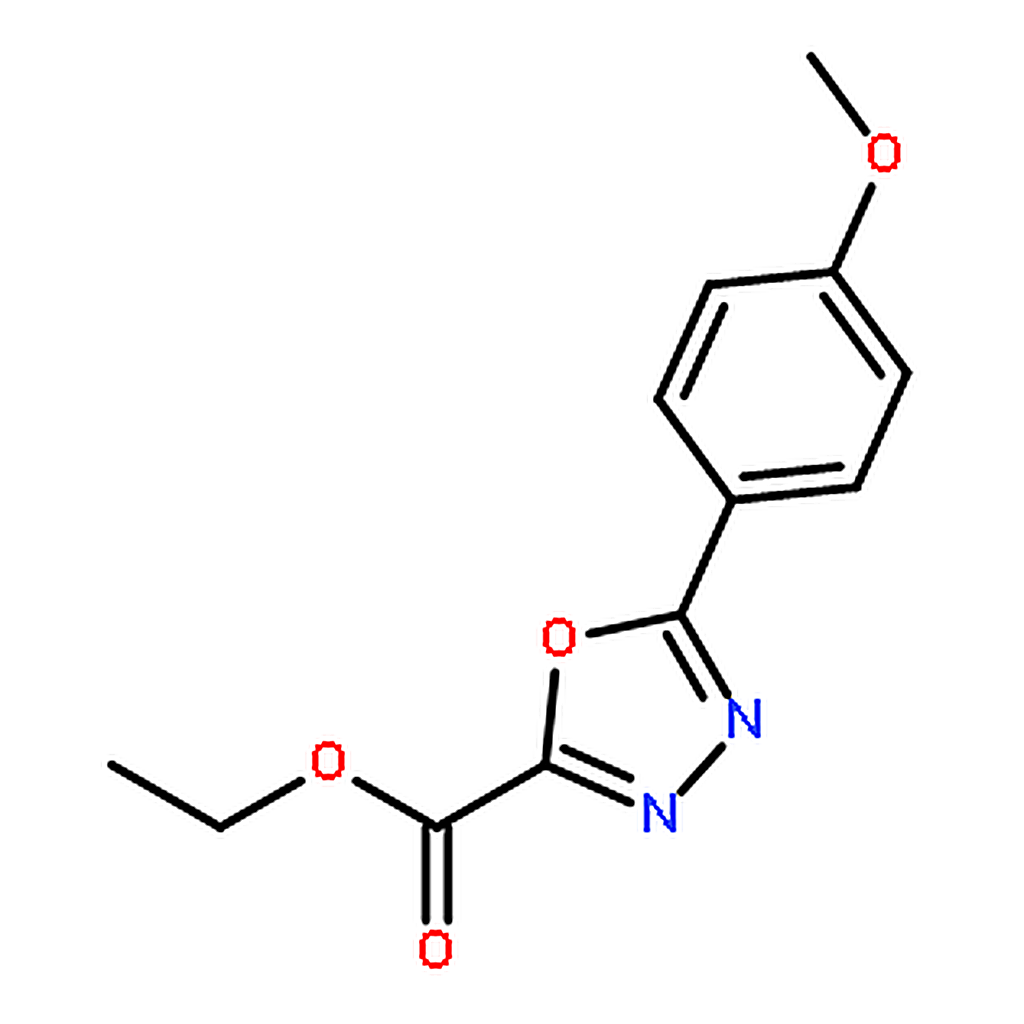 RHAWN Ethyl 5-(4-methoxyphenyl)-1,3,4-oxadiazole-2-carboxylate