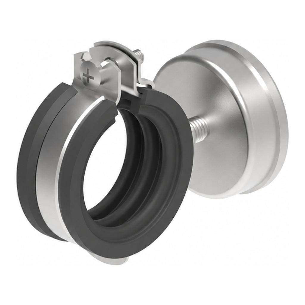 Seal ring for pipe system, PTFE electrostatic conductive