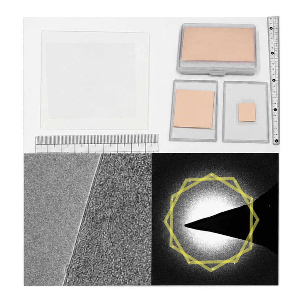 Hexaenergy 이중층 CVD 그래핀 on quartz