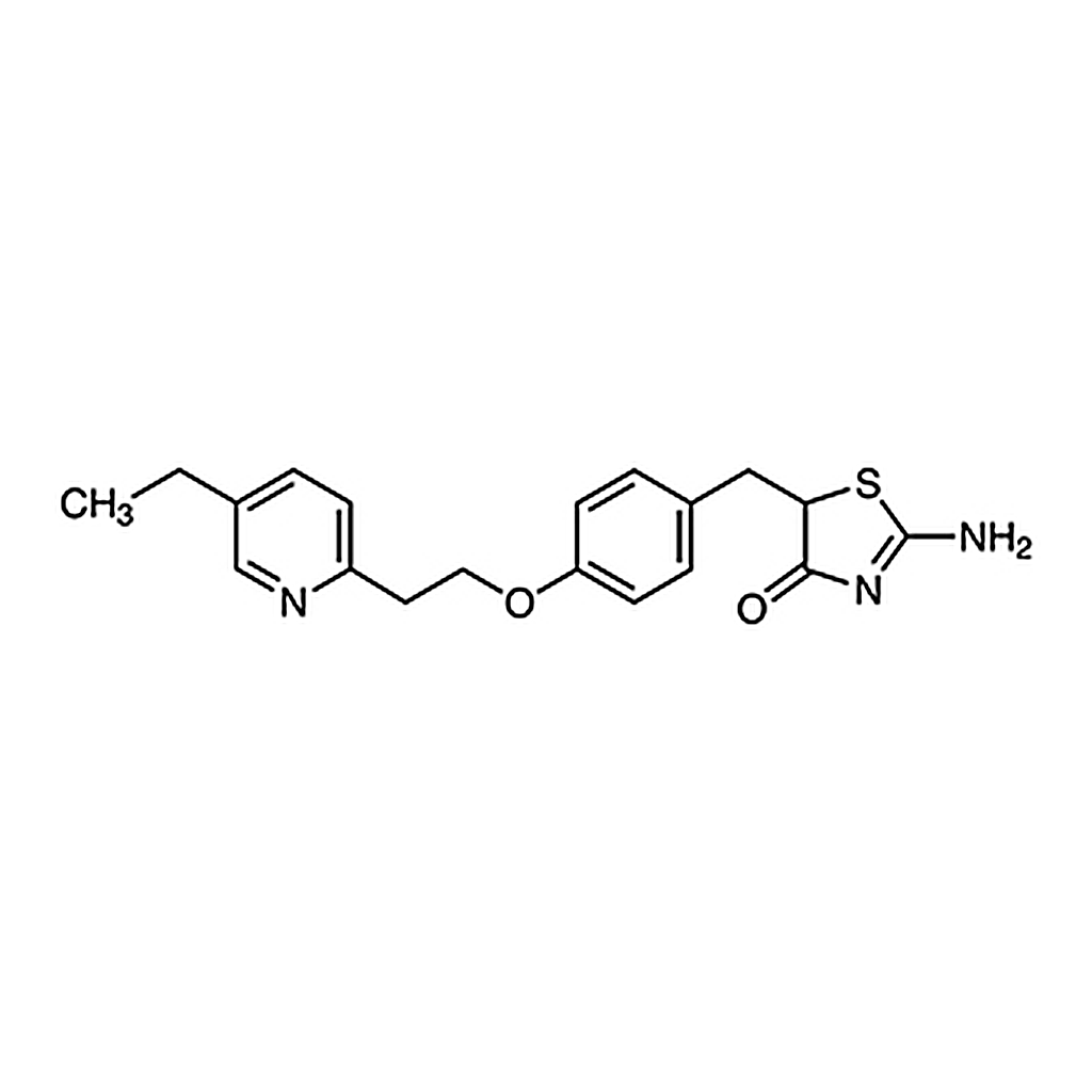 TCI 2-Amino-5-[4-[2-(5-ethyl-2-pyridyl)ethoxy]benzyl]thiazol-4(5H)-one