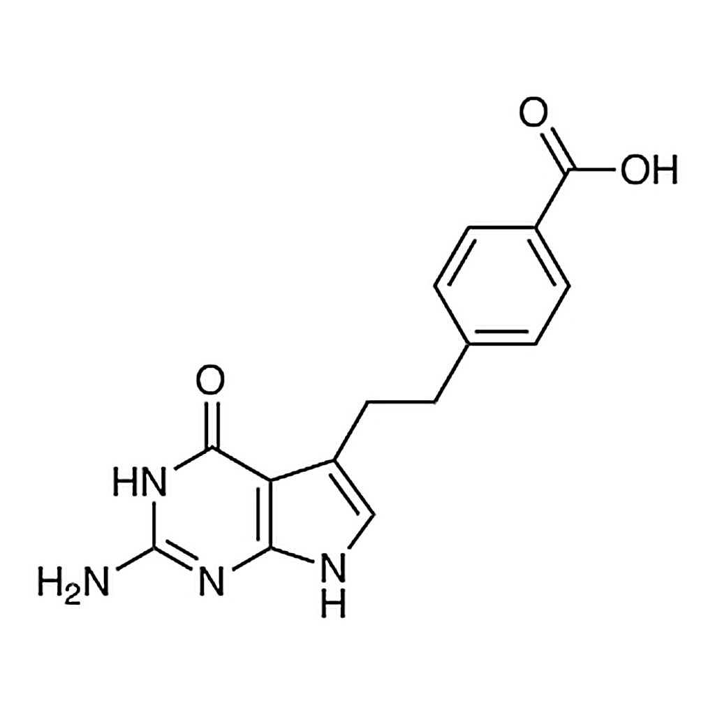 TCI 4-[2-(2-Amino-4,7-dihydro-4-oxo-3H-pyrrolo[2,3-d]pyrimidin-5-yl)ethyl]benzoic Acid