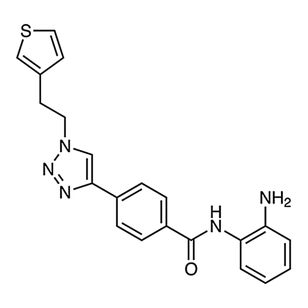 TCI N-(2-Aminophenyl)-4-[1-[2-(3-thienyl)ethyl]-1H-1,2,3-triazol-4-yl]benzamide