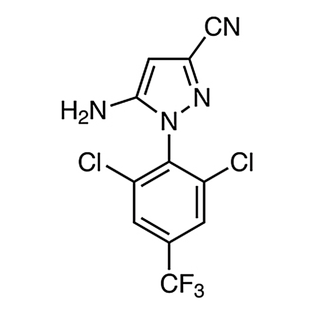 TCI 5-Amino-1-[2,6-dichloro-4-(trifluoromethyl)phenyl]-1H-pyrazole-3-carbonitrile