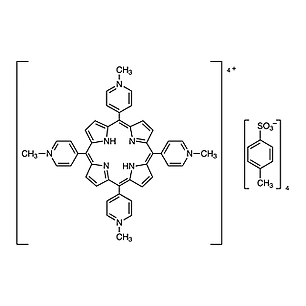 TCI TMPyP [=α,β,γ,Δ-Tetrakis(1-methylpyridinium-4-yl)porphyrin p-Toluenesulfonate] [Ultra-high sensitive spectrophotometric reagent for Cu, Mg] [For the simultaneous determination of metals by HPLC]