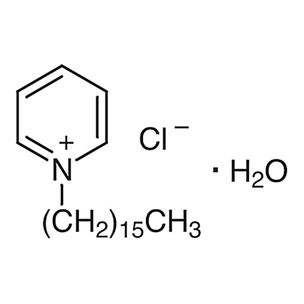 TCI CPC Monohydrate (=Cetylpyridinium Chloride Monohydrate) [Ion association reagent for extraction photometric analysis and sensitizer in photometric determination of metals]