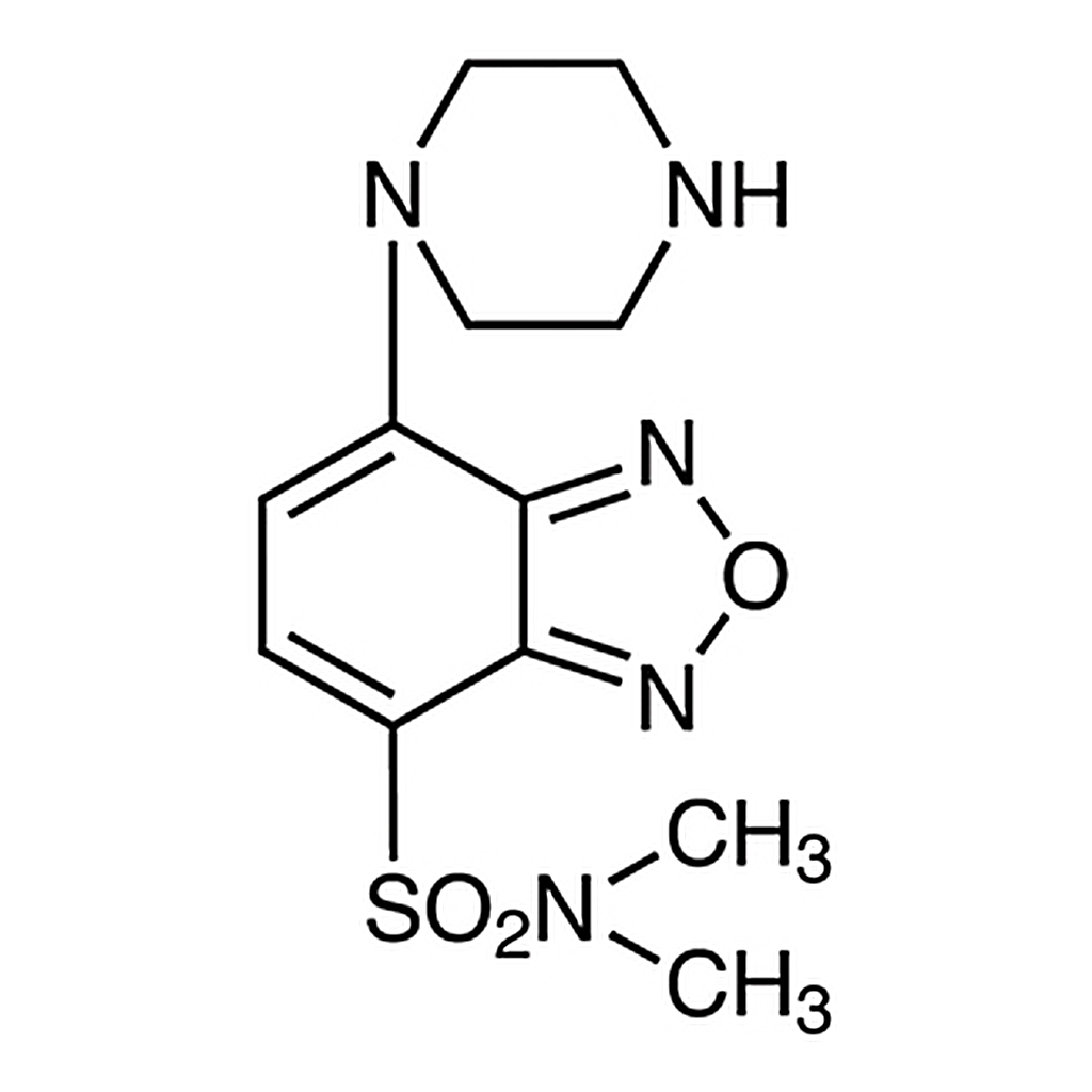 TCI DBD-PZ [=4-(N,N-Dimethylaminosulfonyl)-7-piperazino-2,1,3-benzoxadiazole] [for HPLC Labeling]