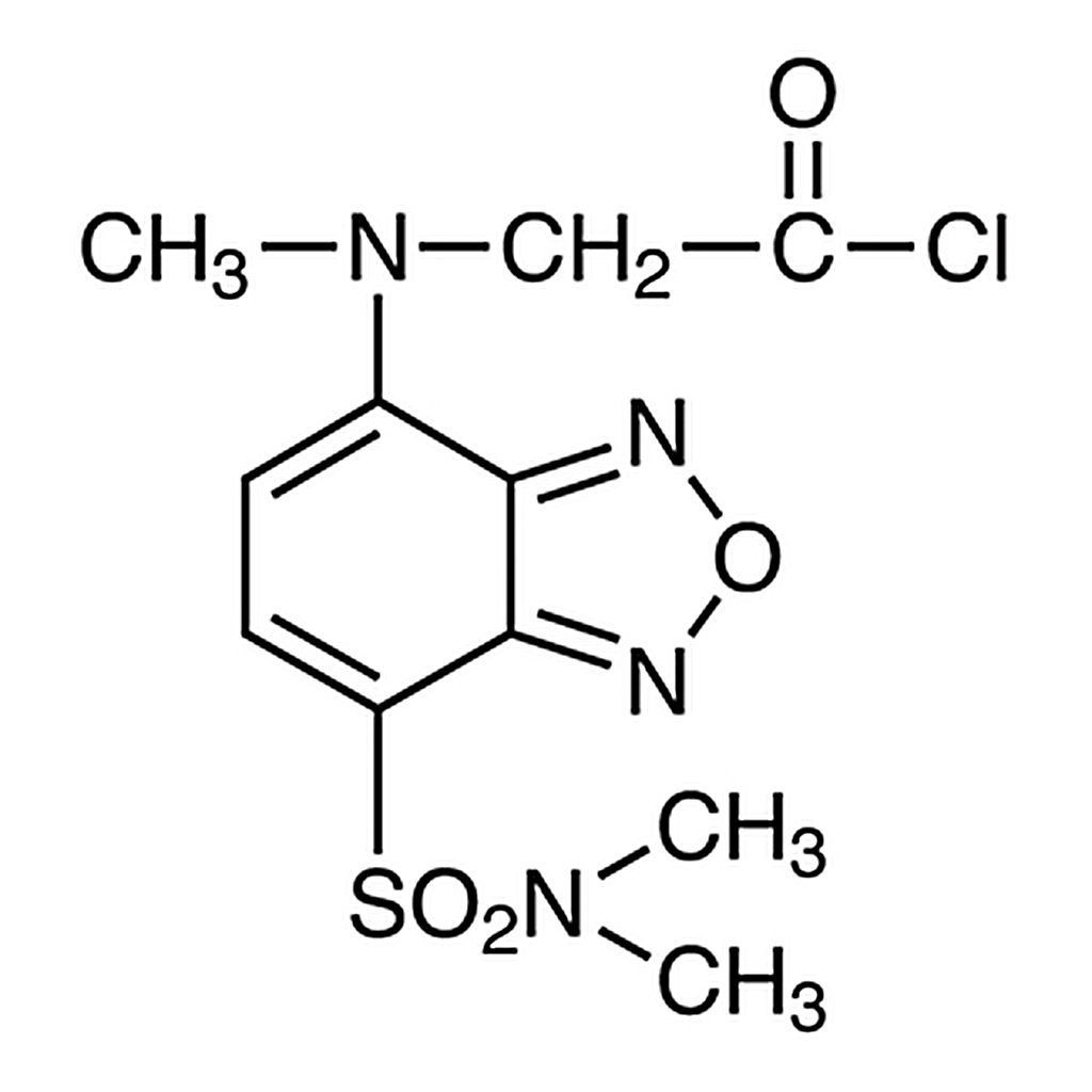 TCI DBD-COCl [=4-(N,N-Dimethylaminosulfonyl)-7-(N-chloroformylmethyl-N-methylamino)-2,1,3-benzoxadiazole] [for HPLC Labeling]