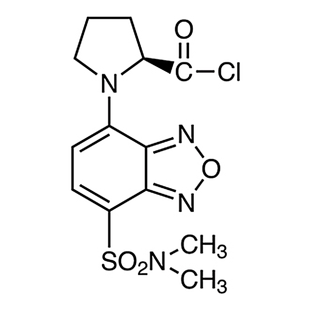 TCI (S)-(-)-DBD-Pro-COCl [=(S)-(-)-4-(N,N-Dimethylaminosulfonyl)-7-(2-chloroformylpyrrolidin-1-yl)-2,1,3-benzoxadiazole] [HPLC Labeling Reagent for e.e. Determination]