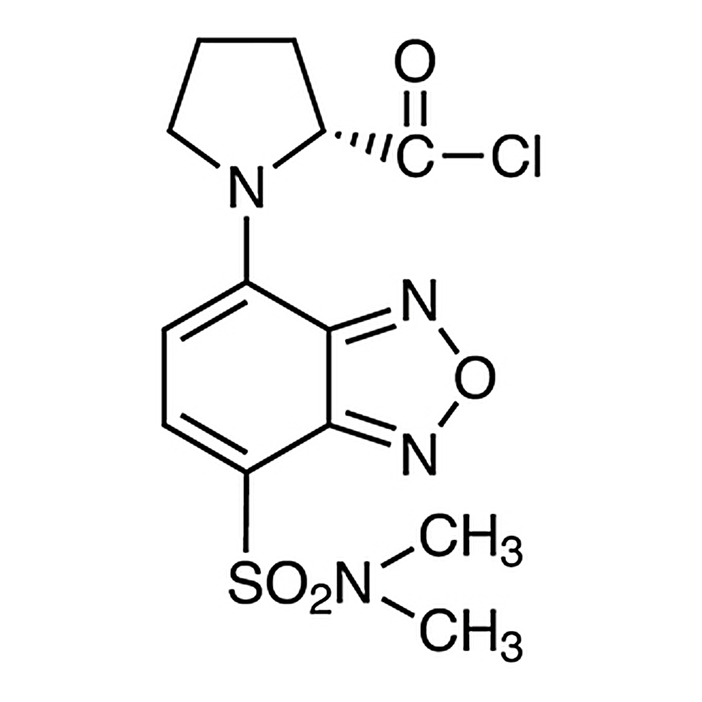TCI (R)-(+)-DBD-Pro-COCl [=(R)-(+)-4-(N,N-Dimethylaminosulfonyl)-7-(2-chloroformylpyrrolidin-1-yl)-2,1,3-benzoxadiazole] [HPLC Labeling Reagent for e.e. Determination]