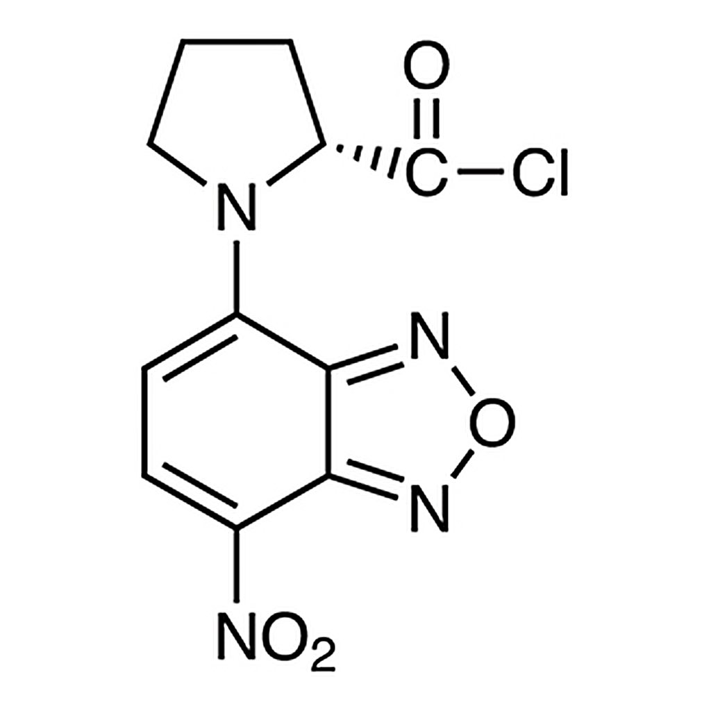 TCI (R)-(+)-NBD-Pro-COCl [=(R)-(+)-4-Nitro-7-(2-chloroformylpyrrolidin-1-yl)-2,1,3-benzoxadiazole] [HPLC Labeling Reagent for e.e. Determination]