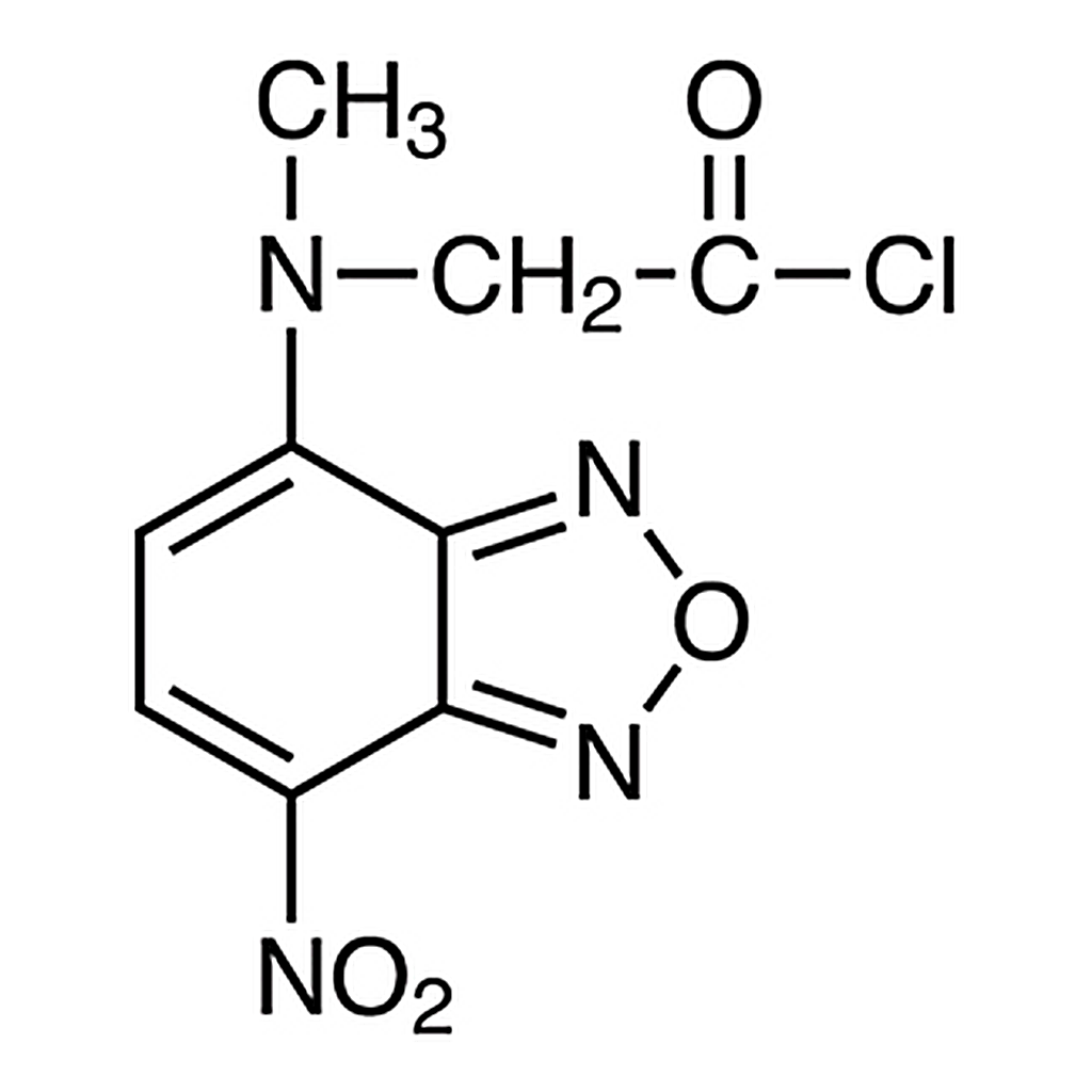 TCI NBD-COCl [=4-(N-Chloroformylmethyl-N-methylamino)-7-nitro-2,1,3-benzoxadiazole] [for HPLC Labeling]
