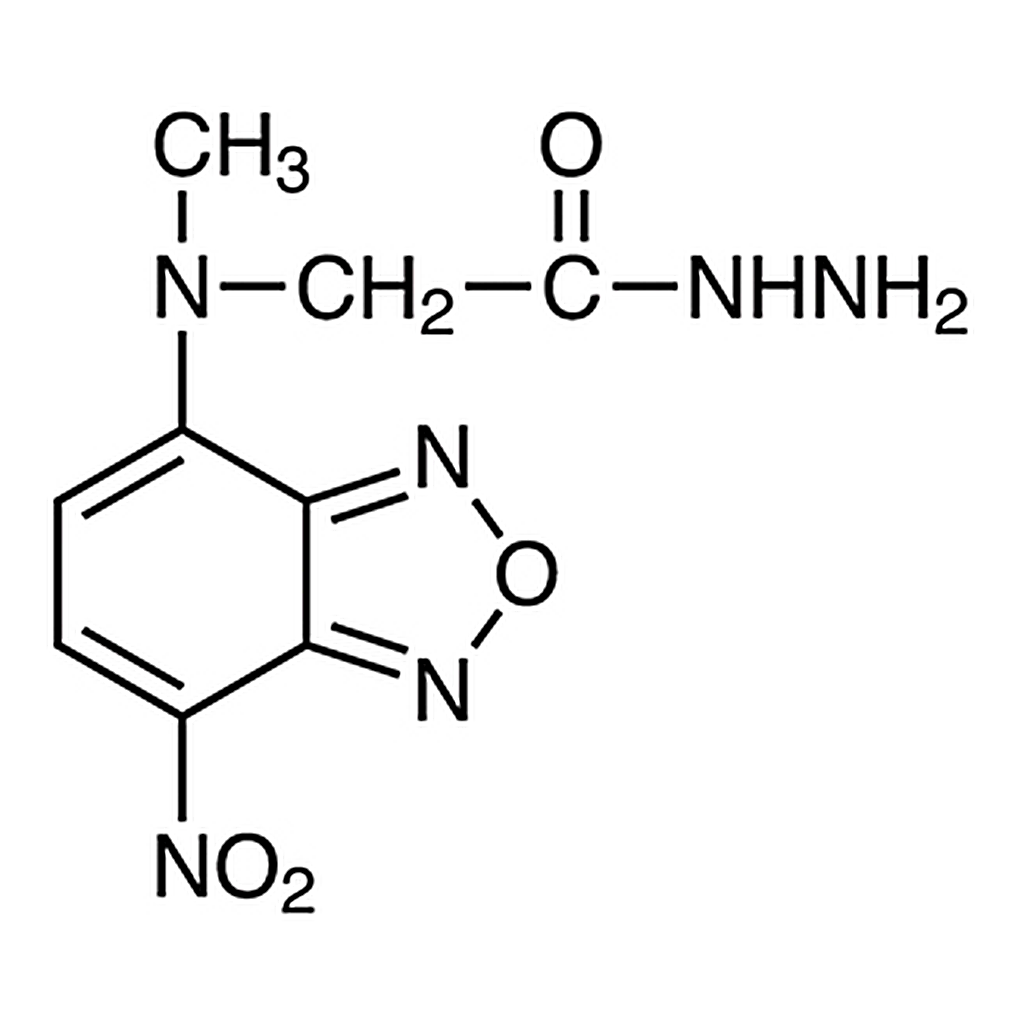 TCI NBD-CO-Hz [=4-(N-Hydrazinocarbonylmethyl-N-methylamino)-7-nitro-2,1,3-benzoxadiazole] [for HPLC Labeling]