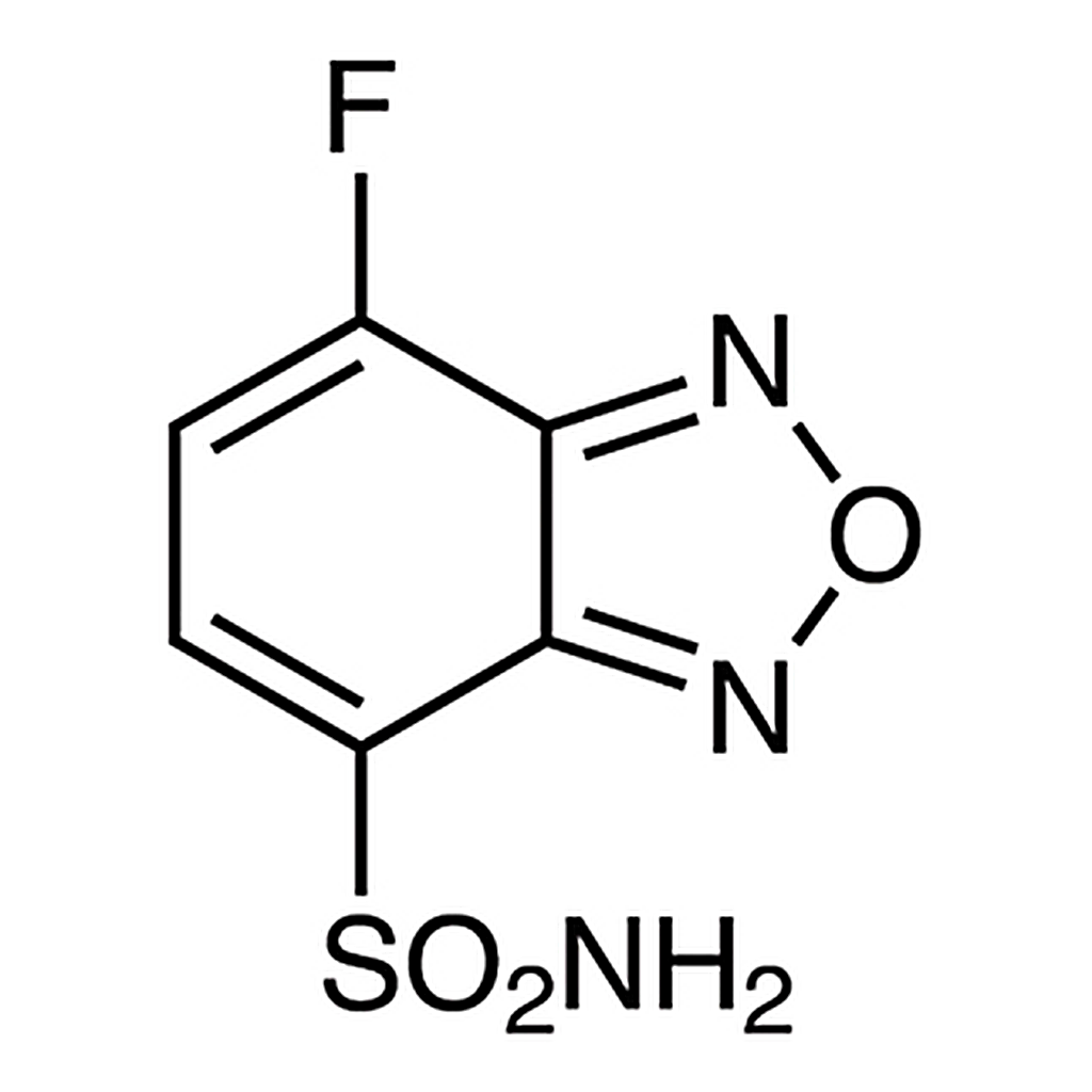 TCI ABD-F [=4-(Aminosulfonyl)-7-fluoro-2,1,3-benzoxadiazole] [HPLC Labeling Reagent for Determination of Thiols]