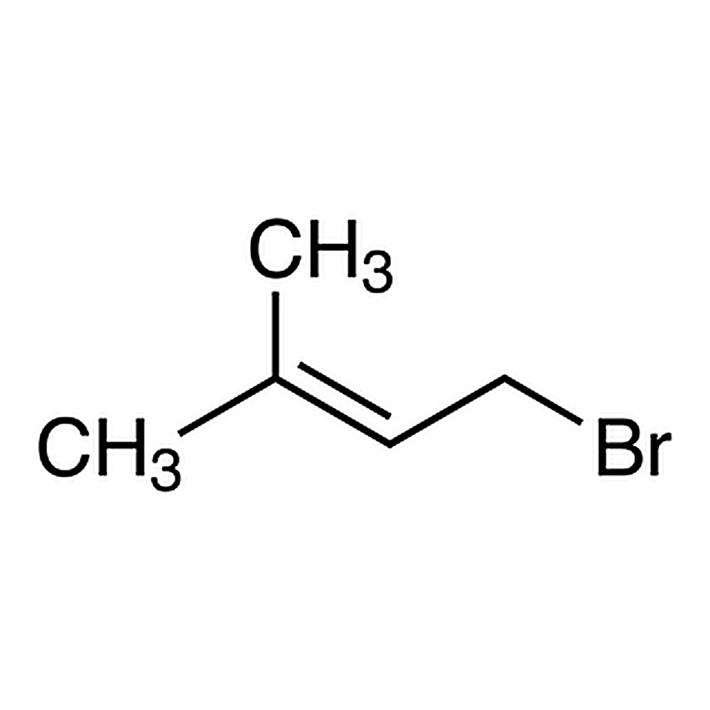 TCI 1-Bromo-3-methyl-2-butene (stabilized with Silver chip)