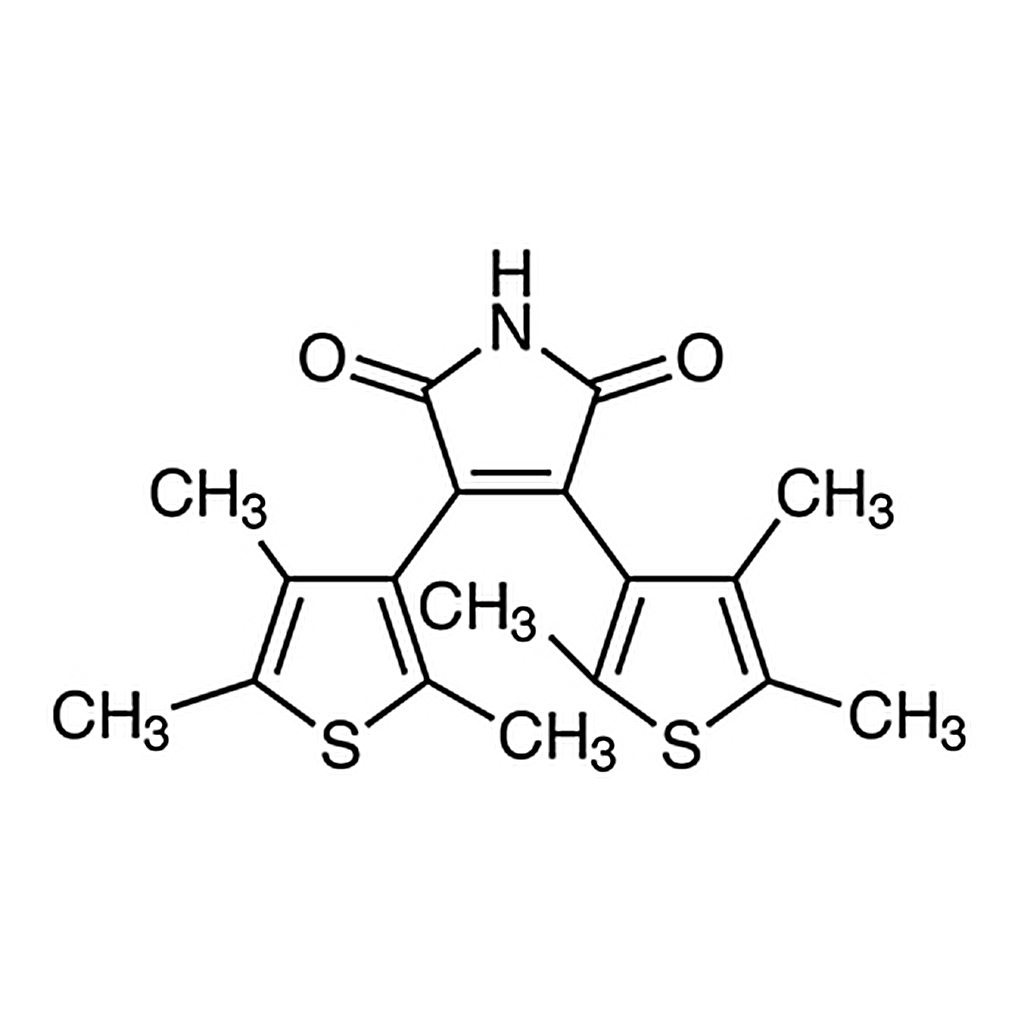TCI 2,3-Bis(2,4,5-trimethyl-3-thienyl)maleimide