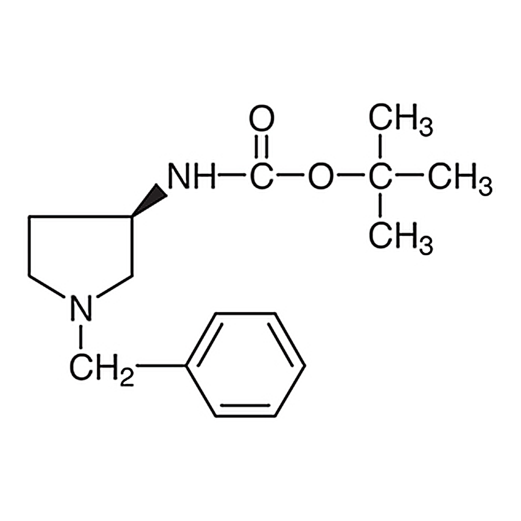 TCI (3R)-(+)-1-Benzyl-3-(tert-butoxycarbonylamino)pyrrolidine