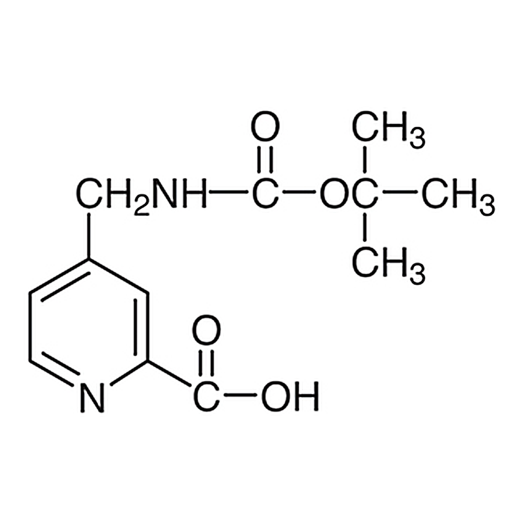TCI 4-[(tert-Butoxycarbonylamino)methyl]pyridine-2-carboxylic Acid [Reagent for application of the exciton chirality method]