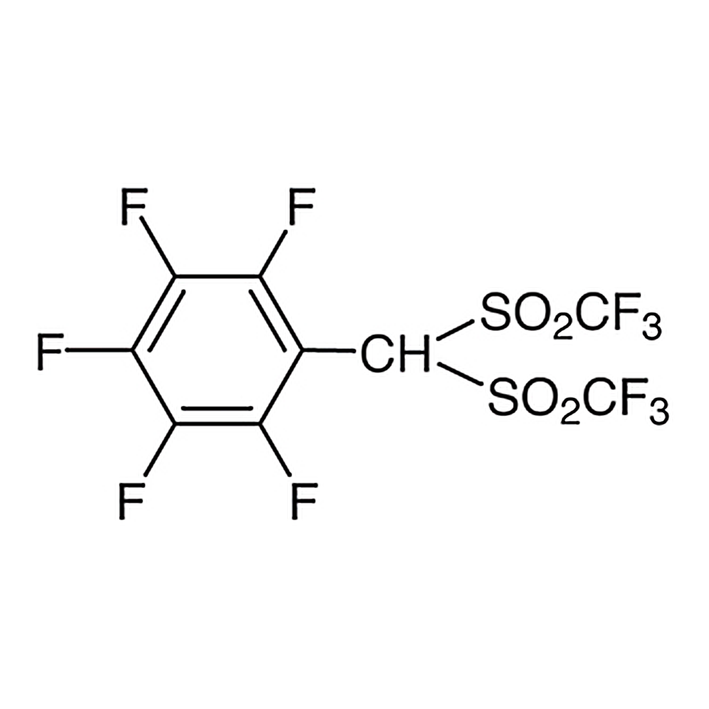 TCI 1-[Bis(trifluoromethanesulfonyl)methyl]-2,3,4,5,6-pentafluorobenzene