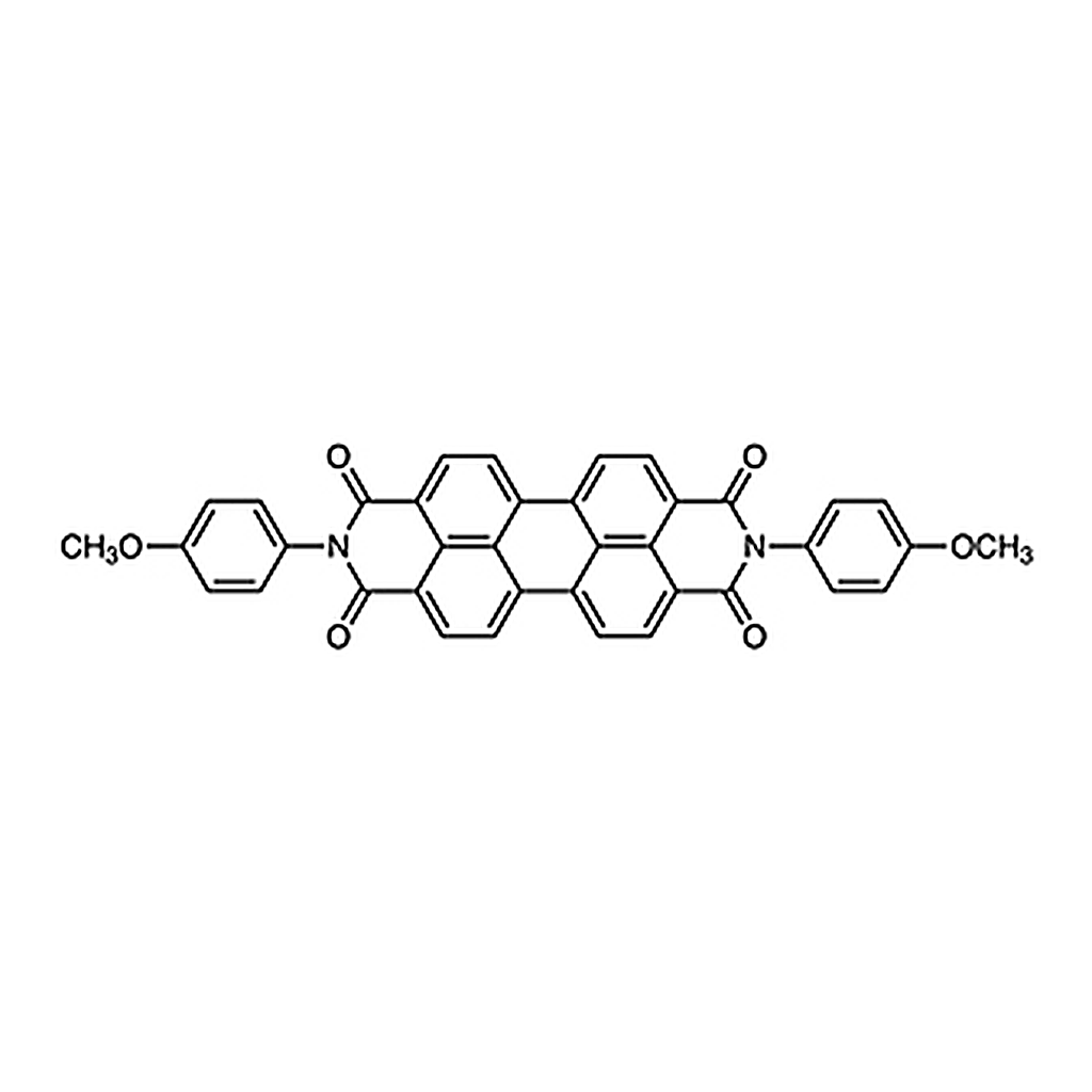 TCI N,N'-Bis(4-methoxyphenyl)-3,4,9,10-perylenetetracarboxylic Diimide