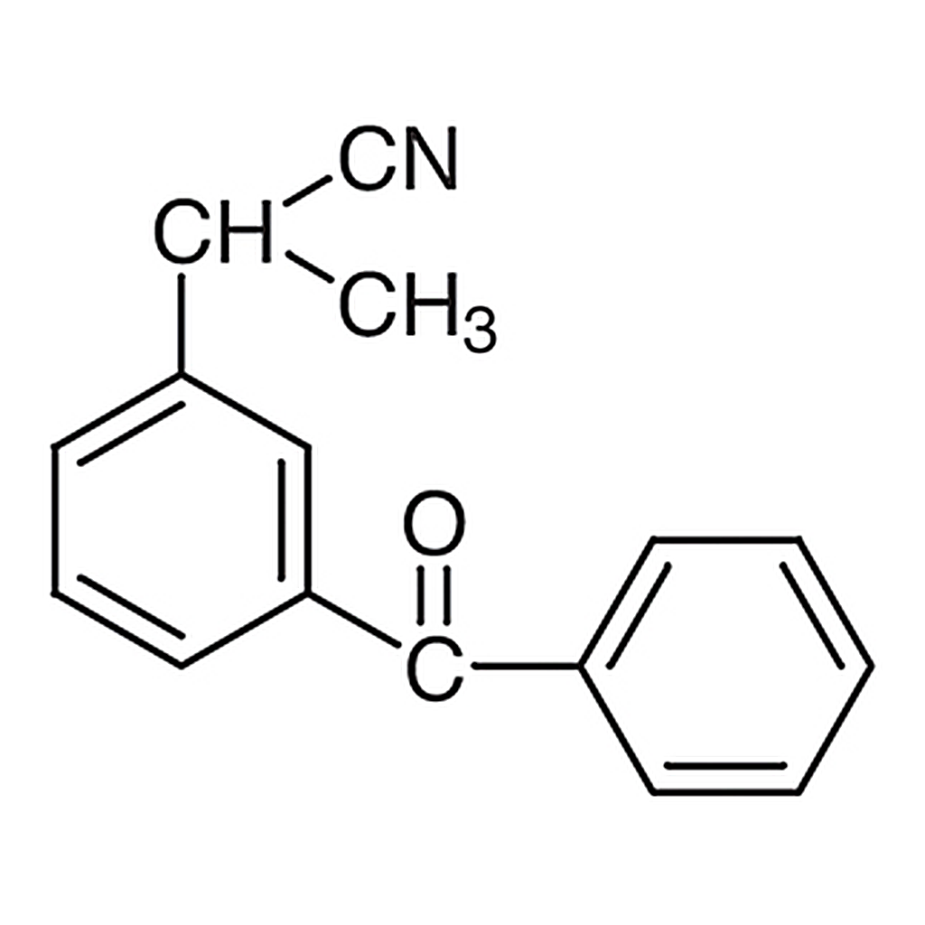 TCI 2-(3-Benzoylphenyl)propionitrile