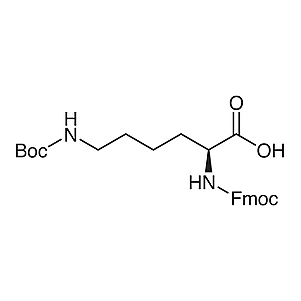 TCI Nε-(tert-Butoxycarbonyl)-Nα-[(9H-fluoren-9-ylmethoxy)carbonyl]-L-lysine