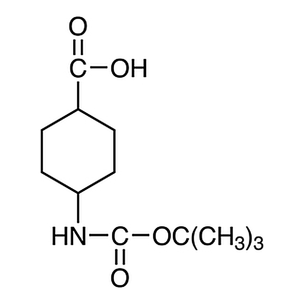 TCI 4-(tert-Butoxycarbonylamino)cyclohexanecarboxylic Acid (cis- and trans- mixture)