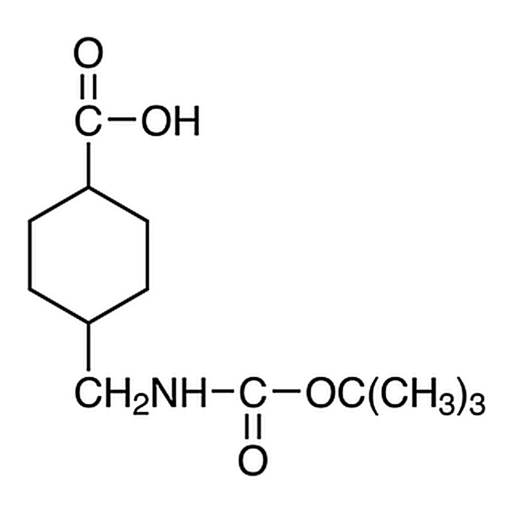 TCI 4-(tert-Butoxycarbonylaminomethyl)cyclohexanecarboxylic Acid (cis- and trans- mixture)