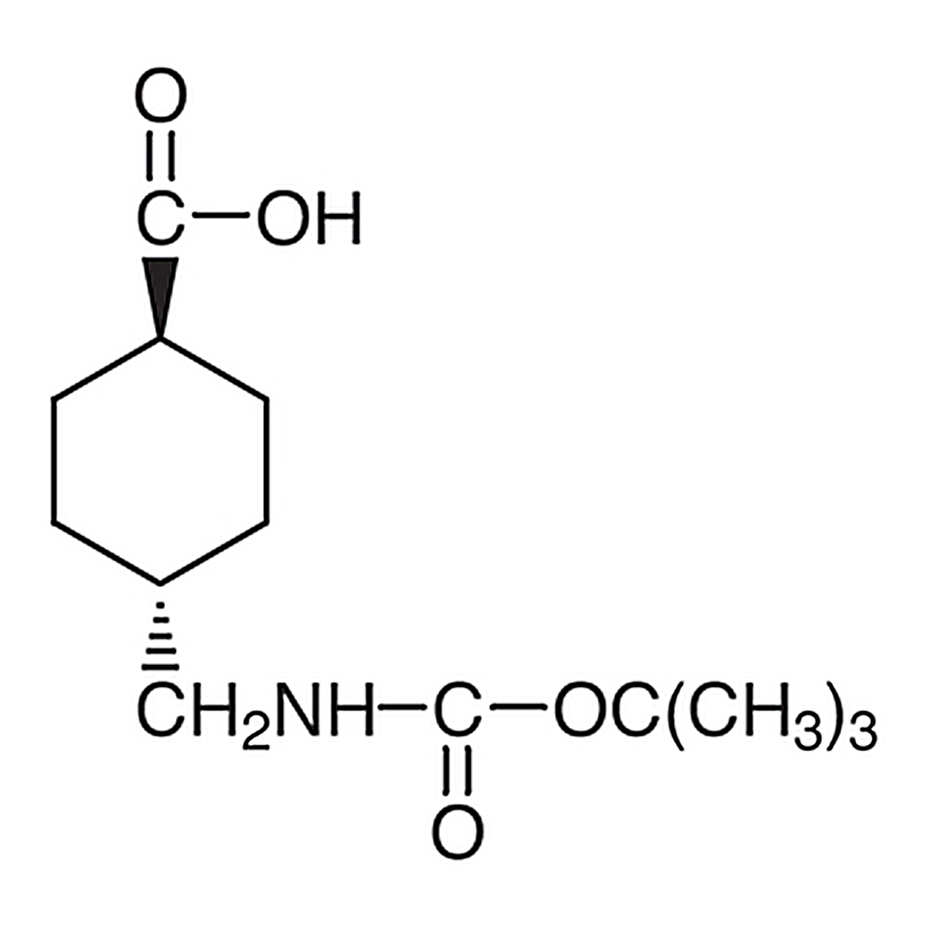 TCI trans-4-(tert-Butoxycarbonylaminomethyl)cyclohexanecarboxylic Acid