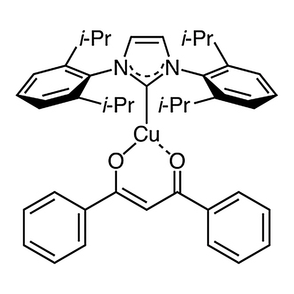 TCI [1,3-Bis(2,6-diisopropylphenyl)imidazol-2-ylidene](1,3-diphenyl-1,3-propanedionato)copper(I)