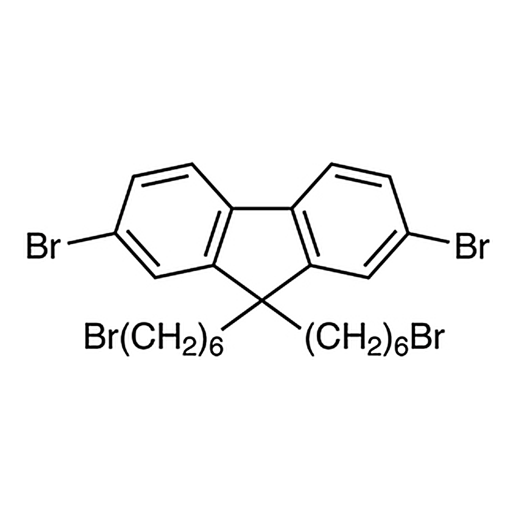 TCI 2,7-Dibromo-9,9-bis(6-bromohexyl)fluorene