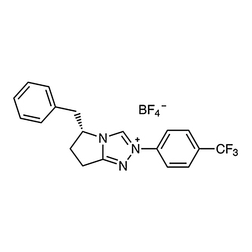 TCI (R)-Benzyl-2-[4-(trifluoromethyl)phenyl]-6,7-dihydro-5H-pyrrolo[2,1-c][1,2,4]triazolium Tetrafluoroborate