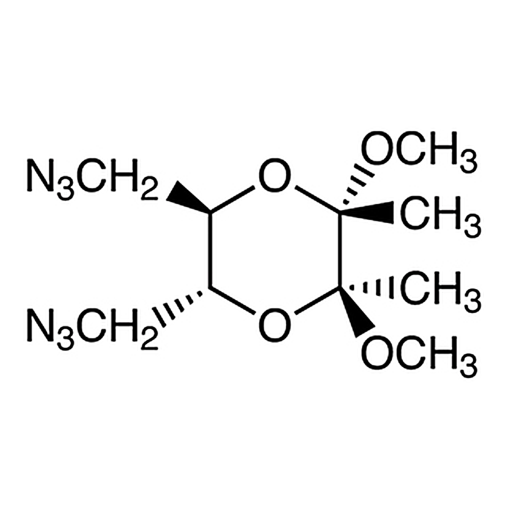 TCI (2S,3S,5R,6R)-5,6-Bis(azidomethyl)-2,3-dimethoxy-2,3-dimethyl-1,4-dioxane