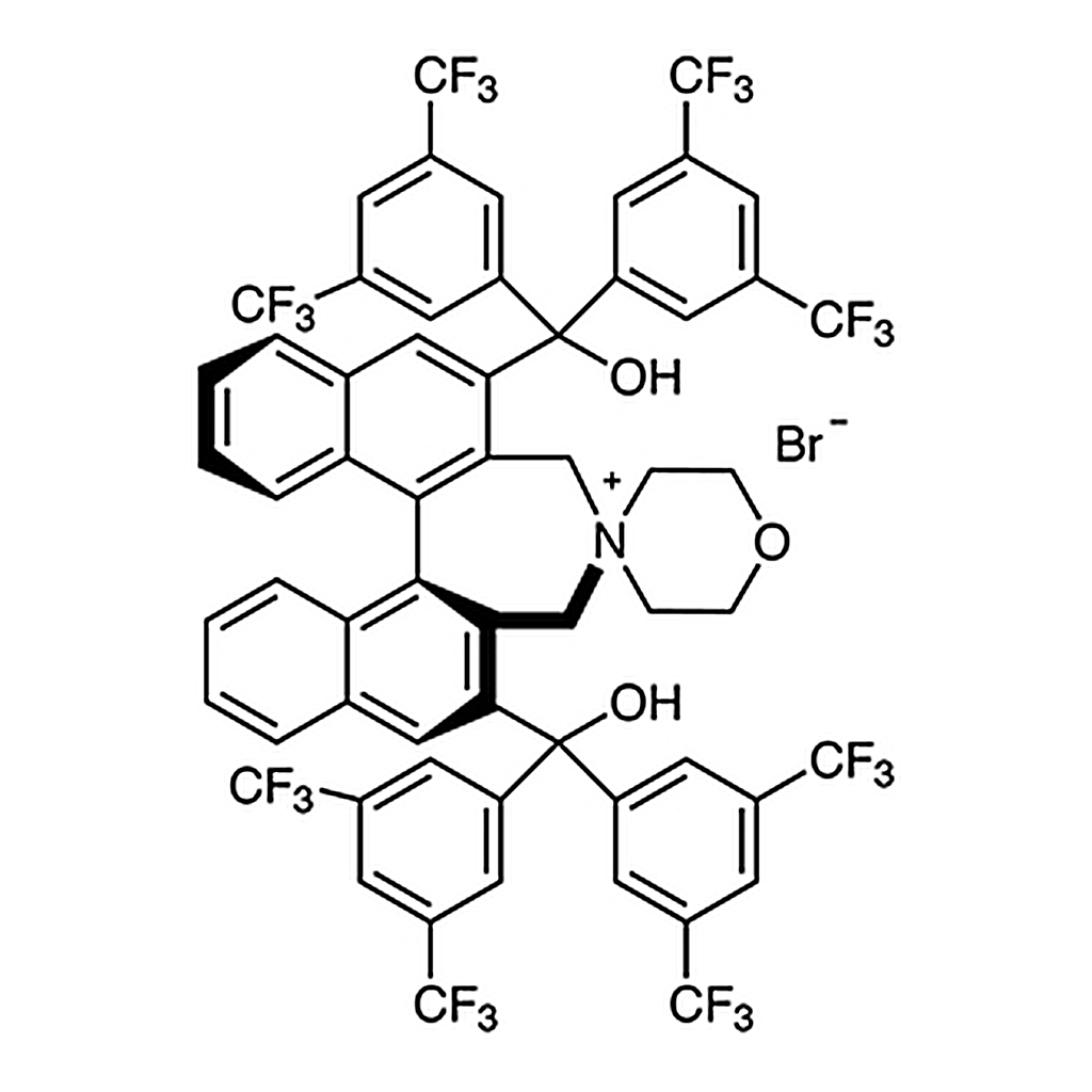 TCI (11bS)-2,6-Bis[bis[3,5-bis(trifluoromethyl)phenyl]hydroxymethyl]-3,5-dihydrospiro[4H-dinaphth[2,1-c:1',2'-e]azepine-4,4'-morpholinium] Bromide
