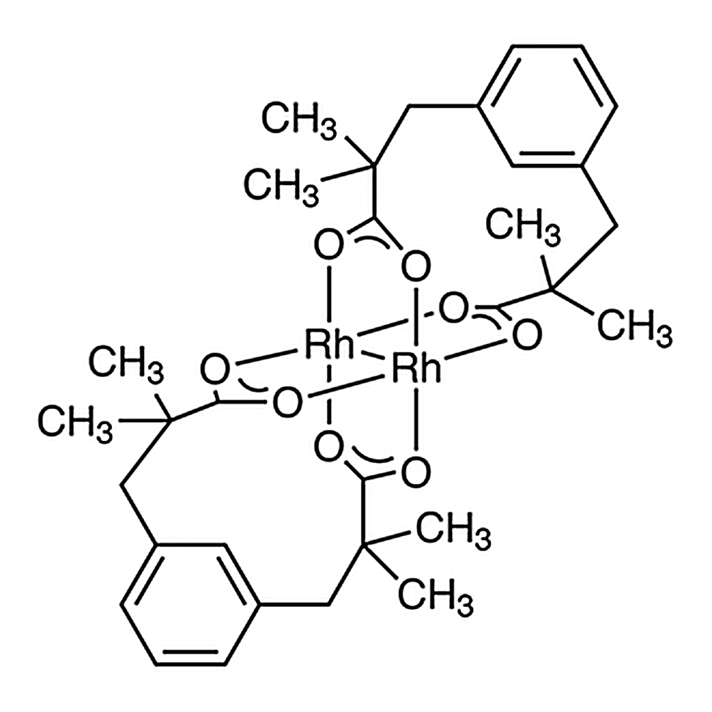 TCI Bis[rhodium(α,α,α',α'-tetramethyl-1,3-benzenedipropionic Acid)]
