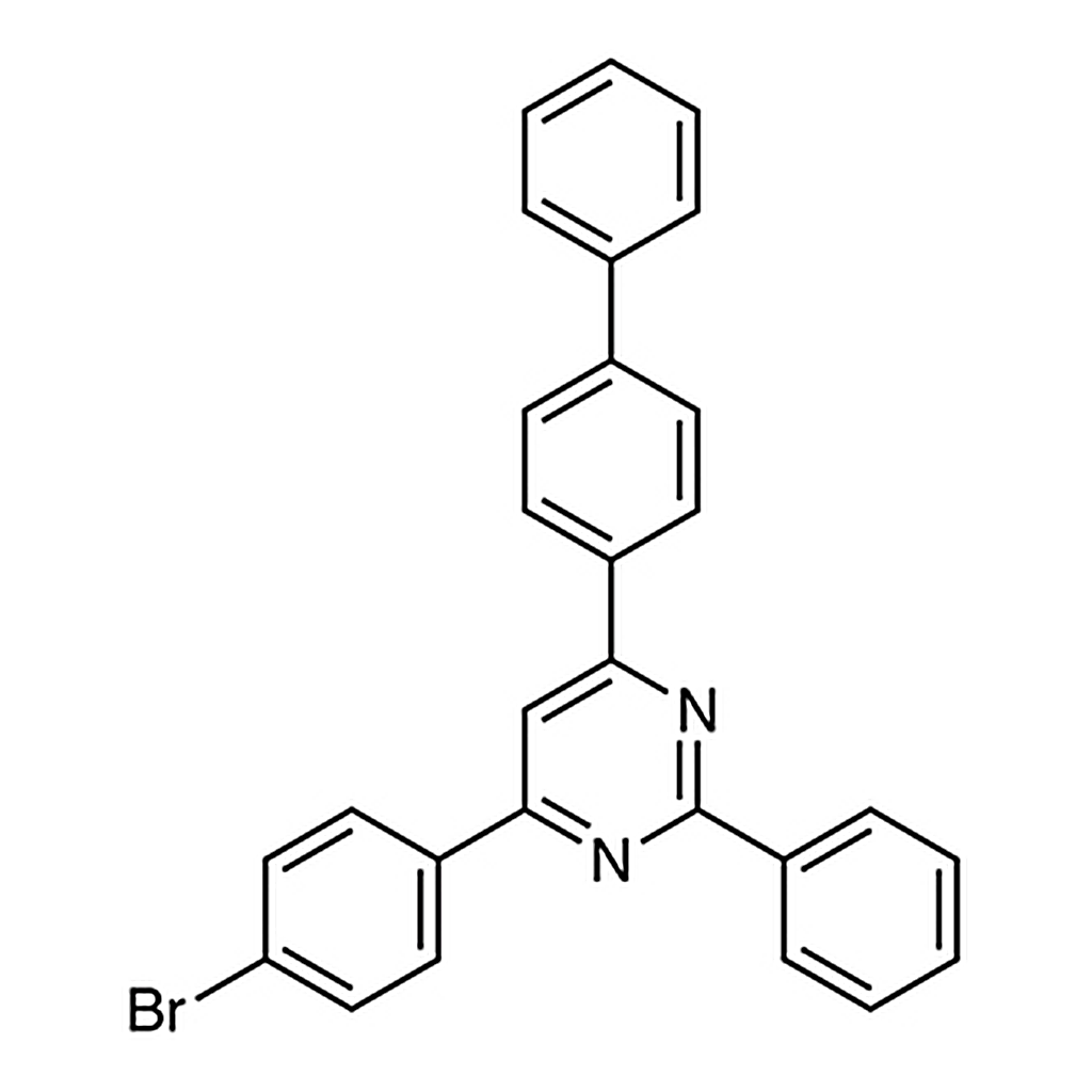 TCI 4-(Biphenyl-4-yl)-6-(4-bromophenyl)-2-phenylpyrimidine