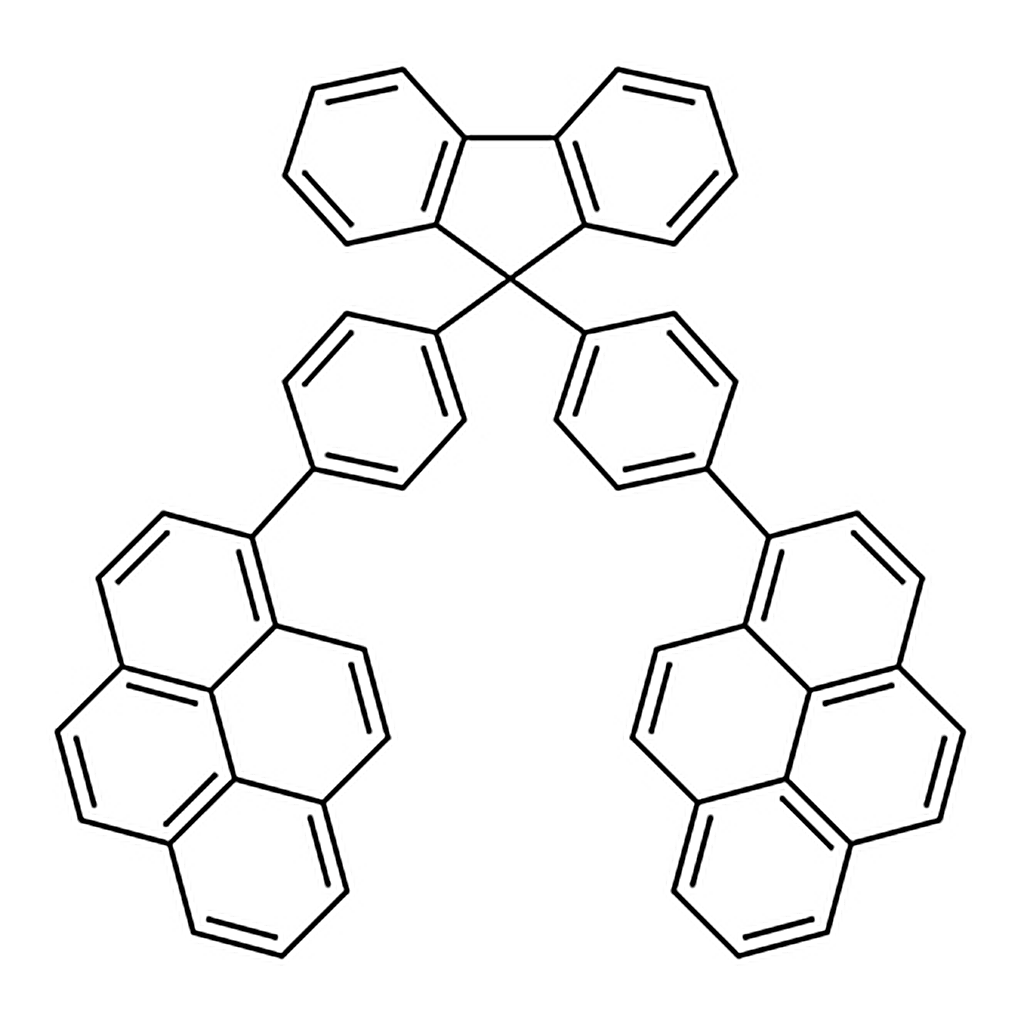TCI 9,9-Bis[4-(1-pyrenyl)phenyl]fluorene