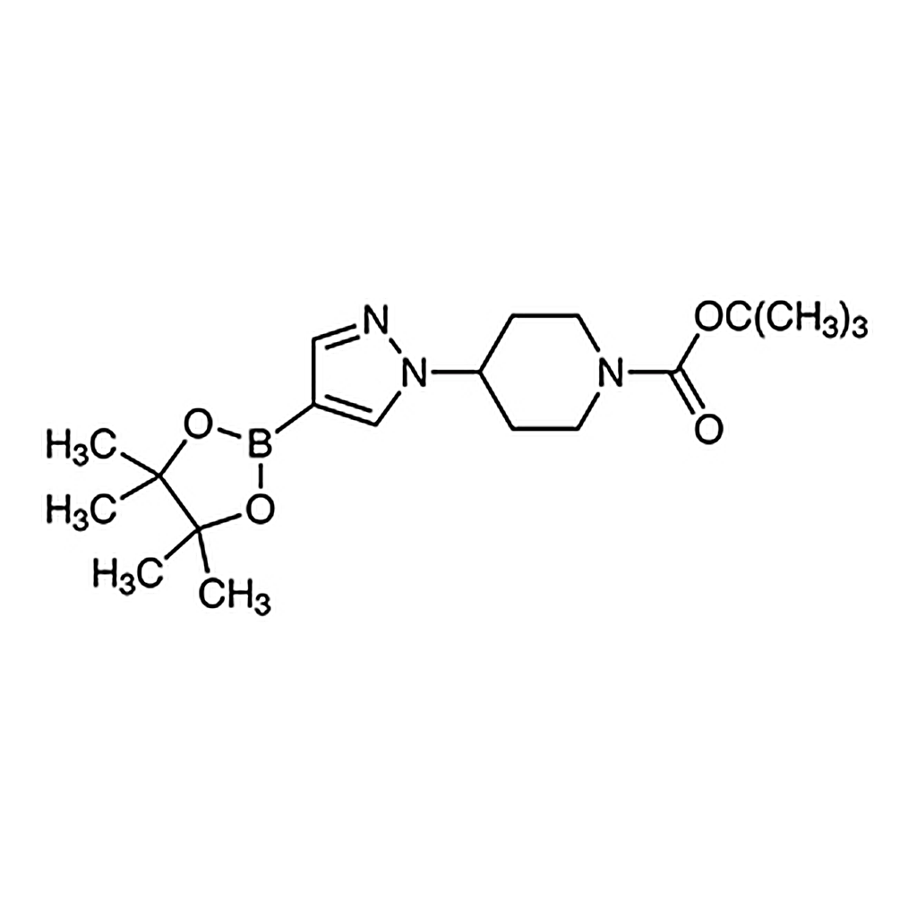 TCI tert-Butyl 4-[4-(4,4,5,5-Tetramethyl-1,3,2-dioxaborolan-2-yl)pyrazol-1-yl]piperidine-1-carboxylate