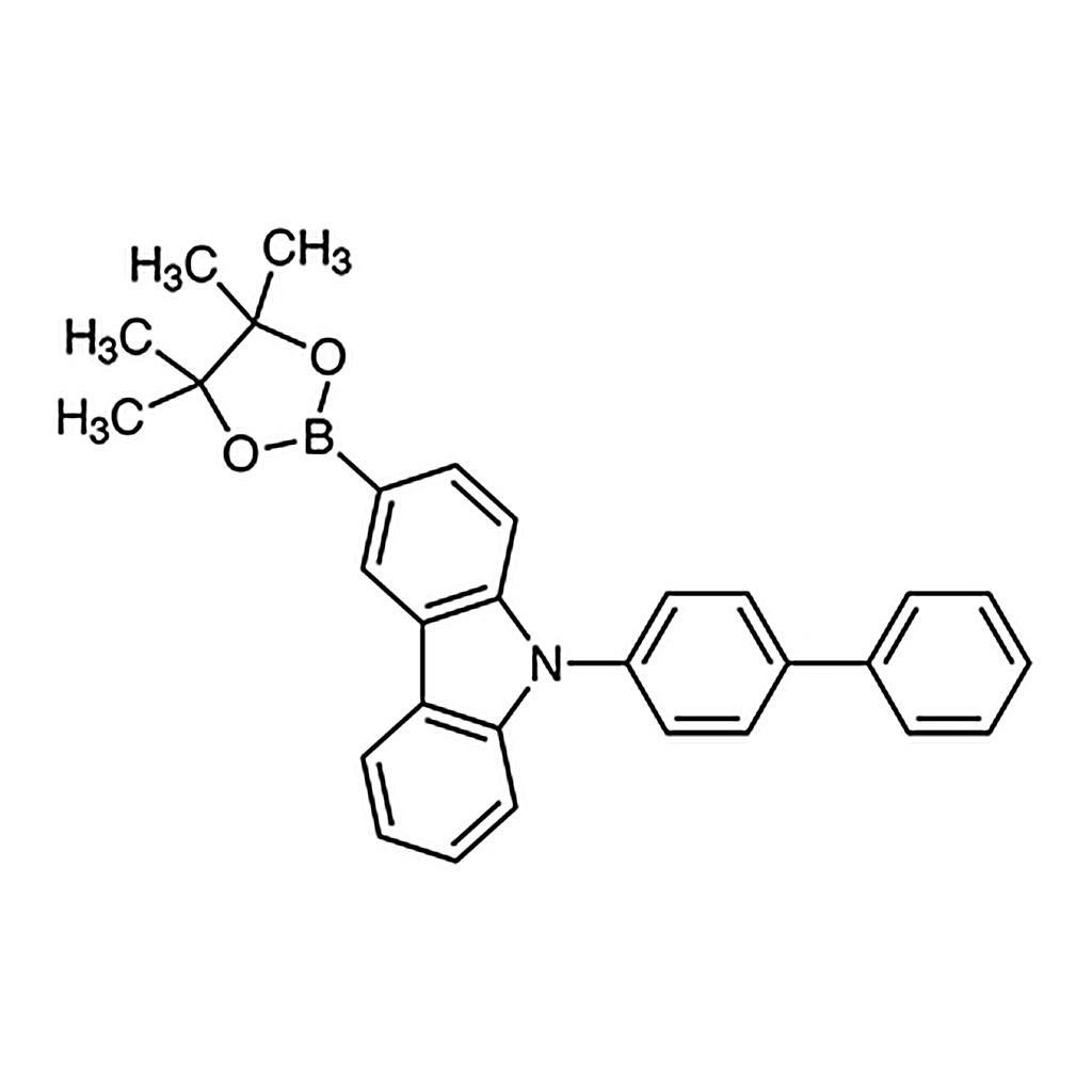 TCI 9-([1,1'-Biphenyl]-4-yl)-3-(4,4,5,5-tetramethyl-1,3,2-dioxaborolan-2-yl)-9H-carbazole