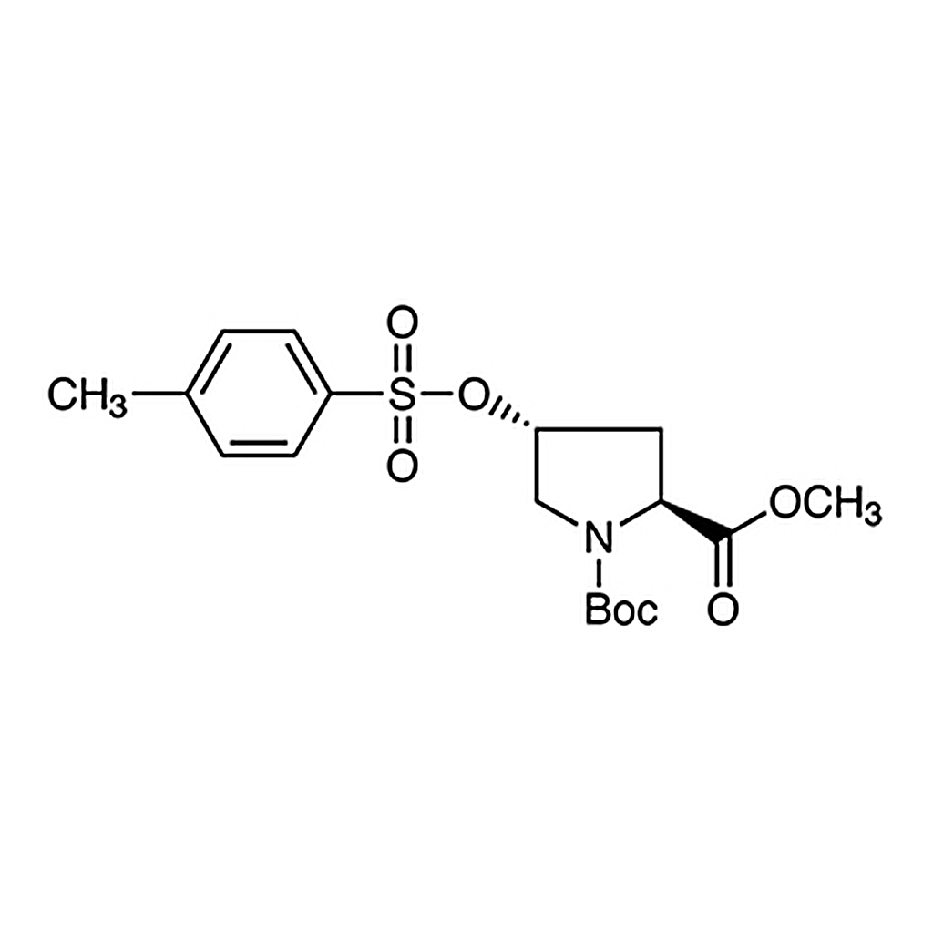 TCI N-(tert-Butoxycarbonyl)-trans-4-(p-toluenesulfonyloxy)-L-proline Methyl Ester