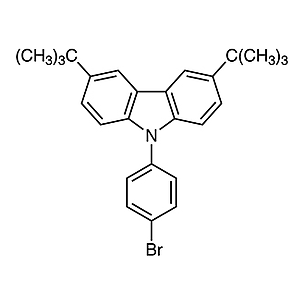 TCI 9-(4-Bromophenyl)-3,6-di-tert-butylcarbazole