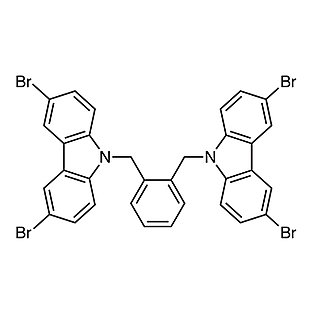 TCI 1,2-Bis[(3,6-dibromo-9H-carbazol-9-yl)methyl]benzene