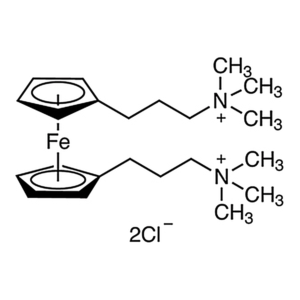 TCI 1,1'-Bis[3-(trimethylammonio)propyl]ferrocene Dichloride