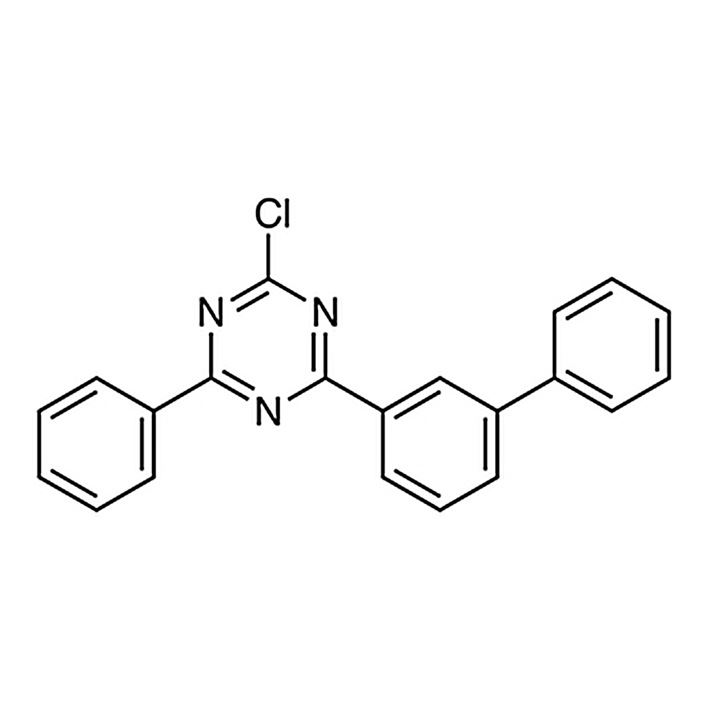 TCI 2-([1,1'-Biphenyl]-3-yl)-4-chloro-6-phenyl-1,3,5-triazine